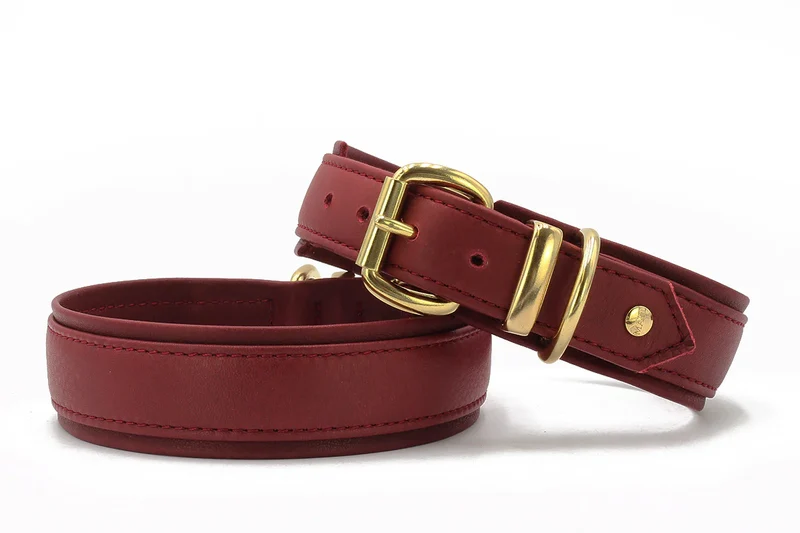 Halsband Klassik Burgundy