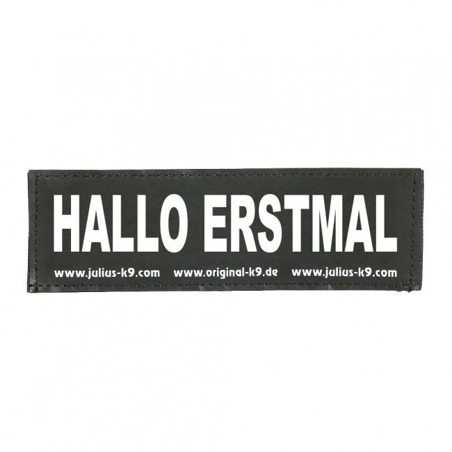 Julius K9 Logo Klettsticker klein G - L