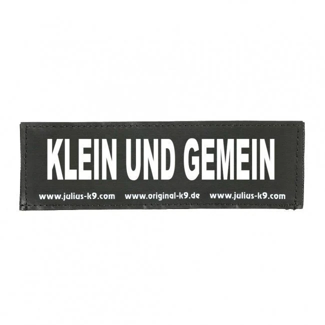 Julius K9 Logo Klettsticker klein G - L