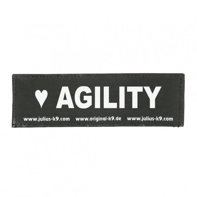 Julius K9 Logo Klettsticker klein G - L