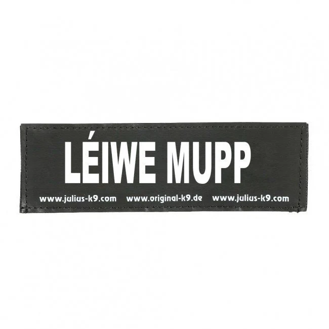 Julius K9 Logo Klettsticker klein G - L