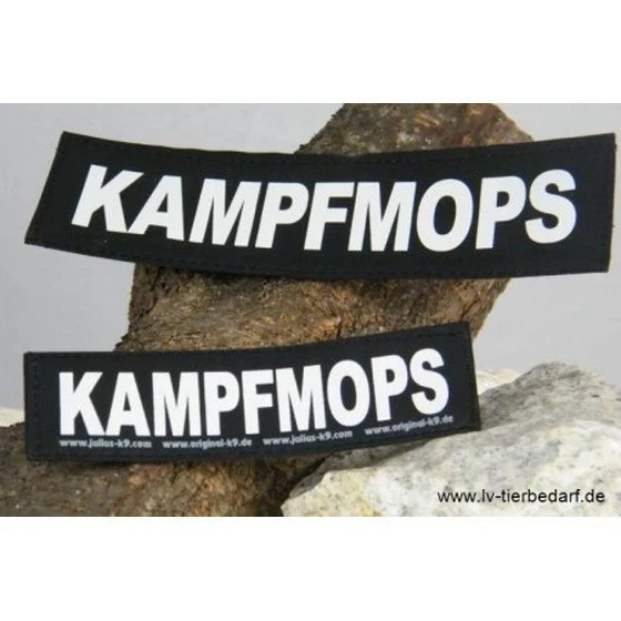 Julius K9 Logo Klettsticker klein G - L