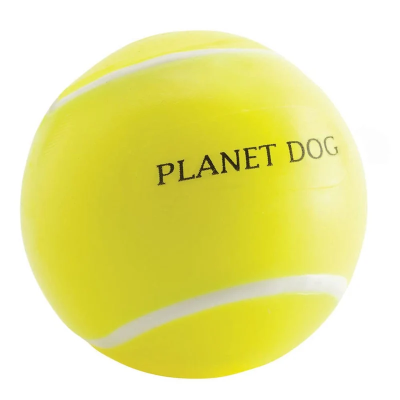 Planet Dog Tennis Ball Yellow – befüllbarer Hundeball