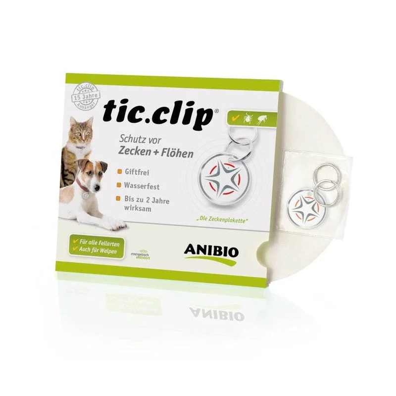 ANIBIO tic.clip – Zeckenanhänger für Hunde & Katzen