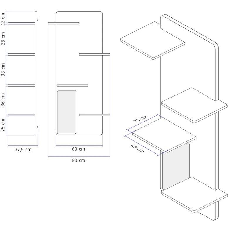 Kratzwand Relex 4 Liegeflächen