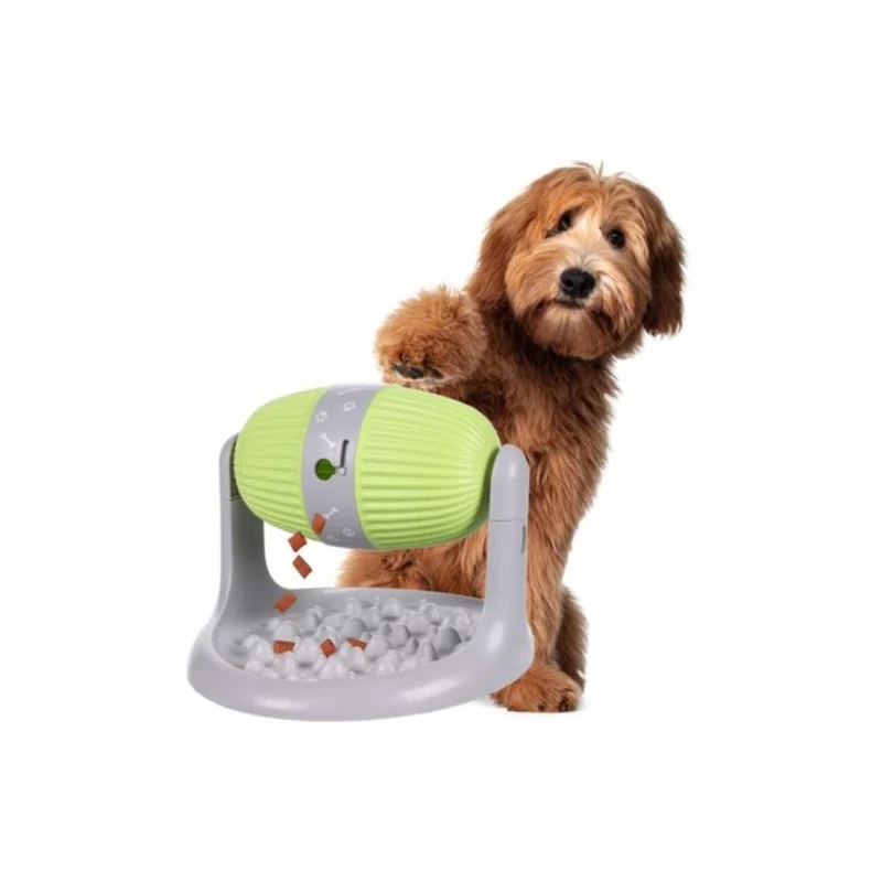 Flamingo Bent Leckerlispender für Hunde – Intelligenzspielzeug bei tiierisch.de