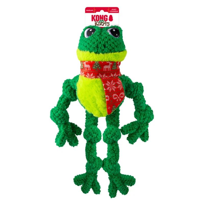 Xmas Holiday Knots Frog L/XL Limited Edition Hundespielzeug