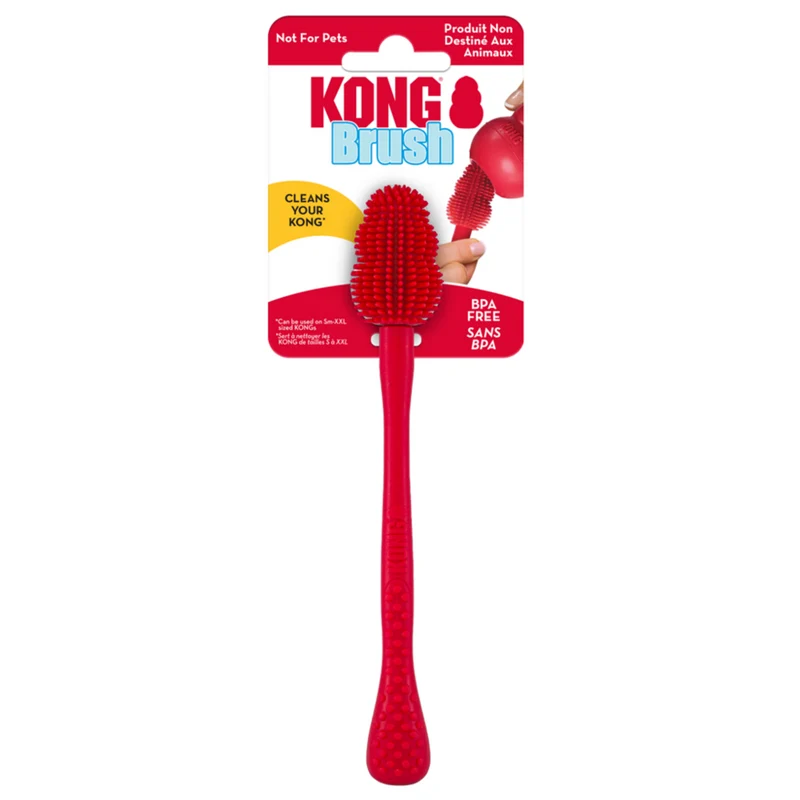 KONG Reinigungsbürste – Spezialbürste für KONG Classic & Extreme | 22 cm