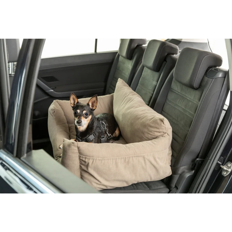 Autositz mit Cord-Optik, taupe