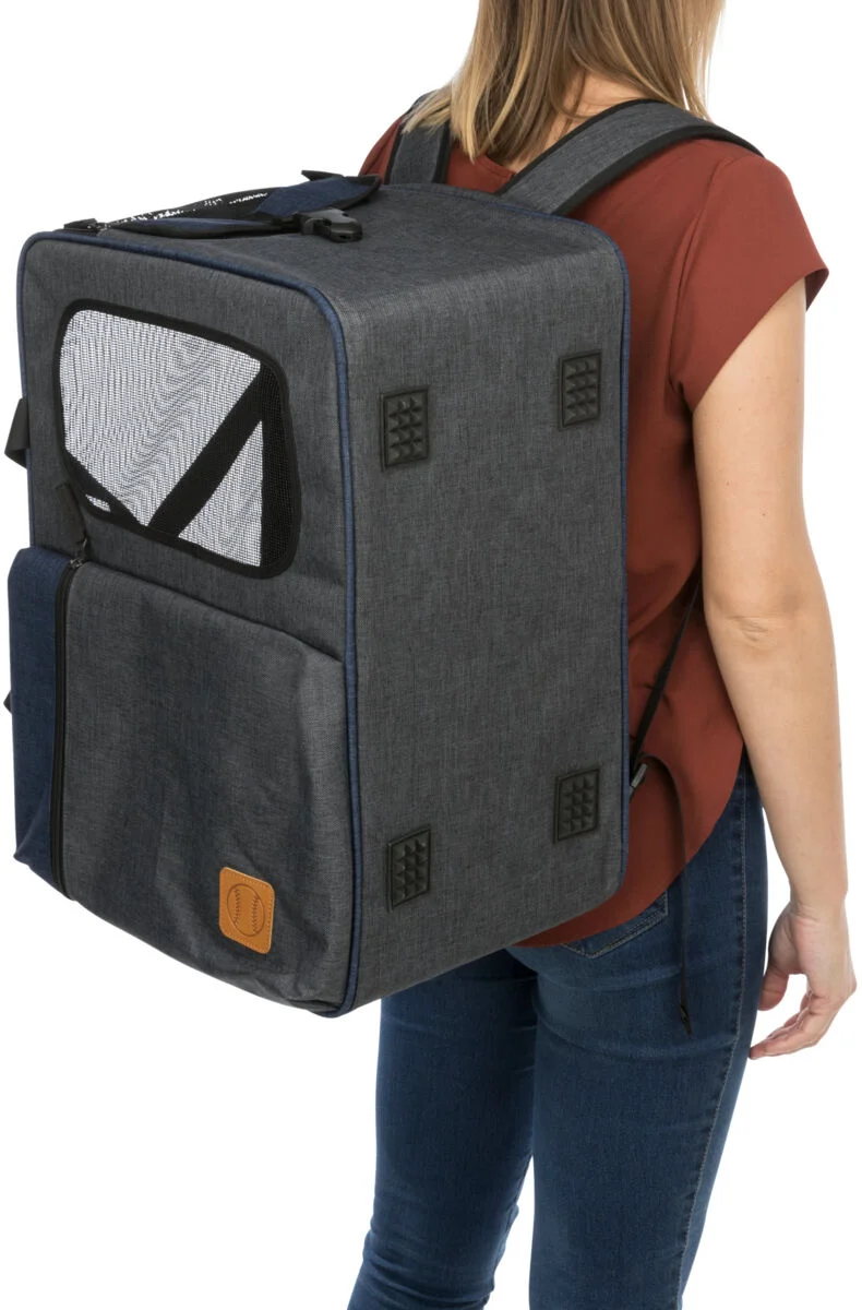 2in1 Transportrucksack und Tragetasche Tara für Hunde und Katzen mit verstaubaren Schulterriemen