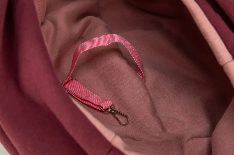 Cross-Body Hundetragebeutel Fronttasche Soft, zweifarbig aus weichem Sweatstoff