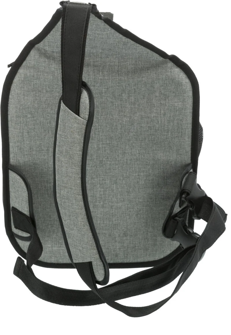 Luftdurchlässiger Cross-Body Hundetragerucksack Fronttasche Savina aus Mesh-Gewebe mit Taillengurt