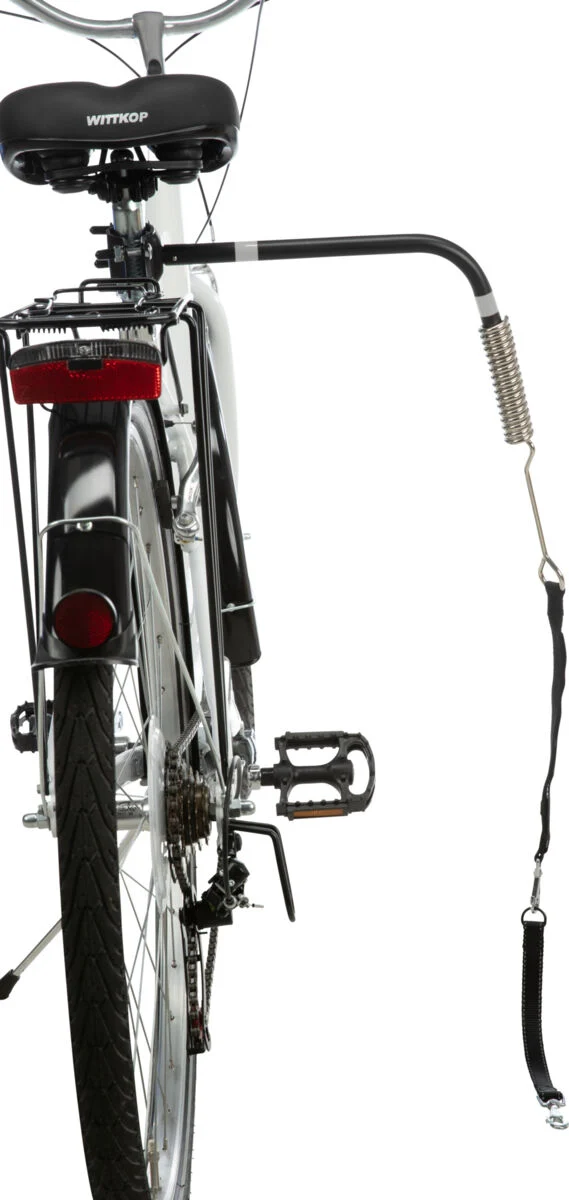 Biker-Set Fahrradhalterung für Hunde mit Abstandshalter und Federung
