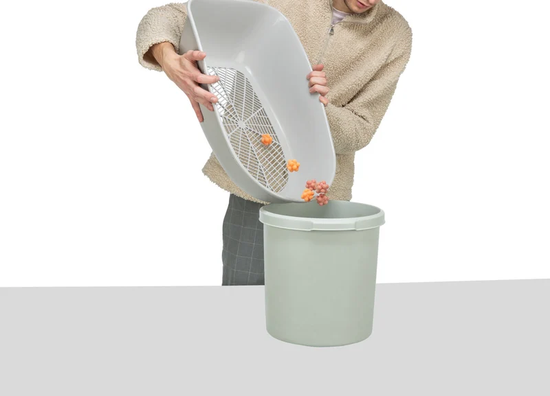 Katzentoilette Berto, 3tlg., mit Trennsystem