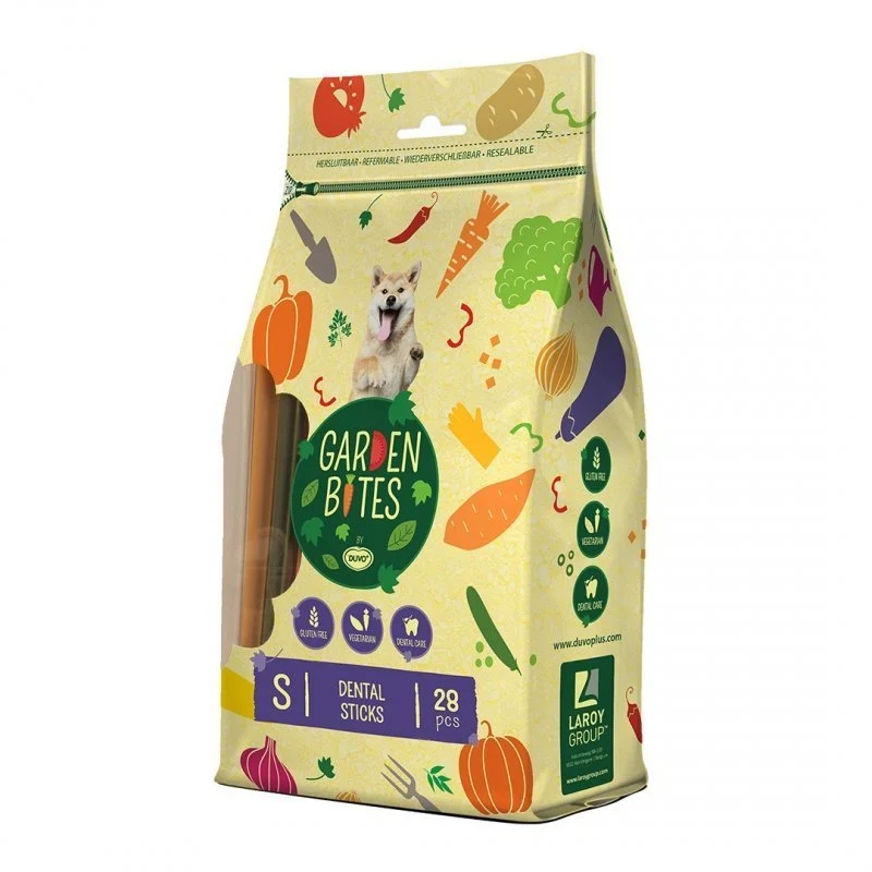 Duvo+ Garden Bites Dental Sticks – vegetarische Zahnpflege-Snacks für Hunde