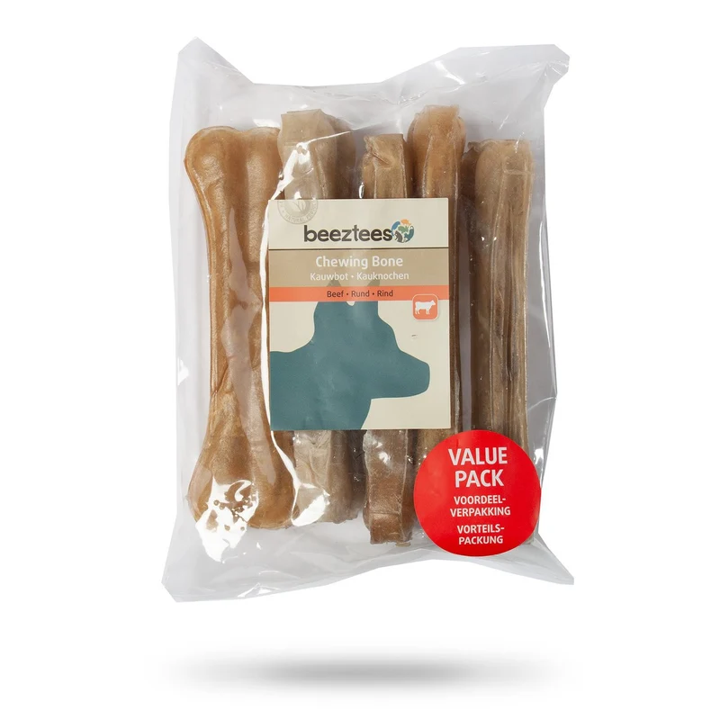 Beeztees Hundesnack Kauknochen Rinderhaut im Vorteilspack