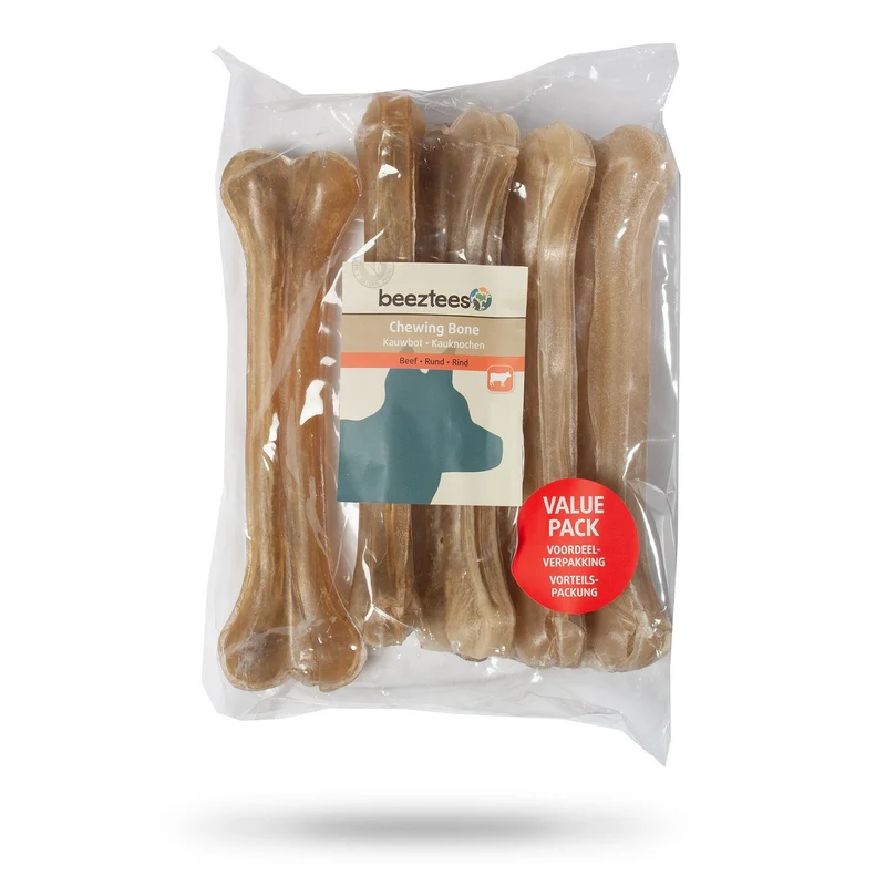 Beeztees Hundesnack Kauknochen Rinderhaut im Vorteilspack