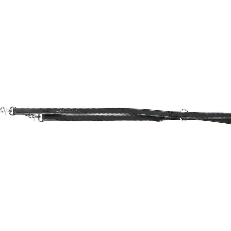 Rustic Fettleder-Verlängerungsleine Heartbeat
