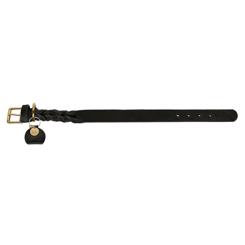 Leder Halsband Sansibar Solid