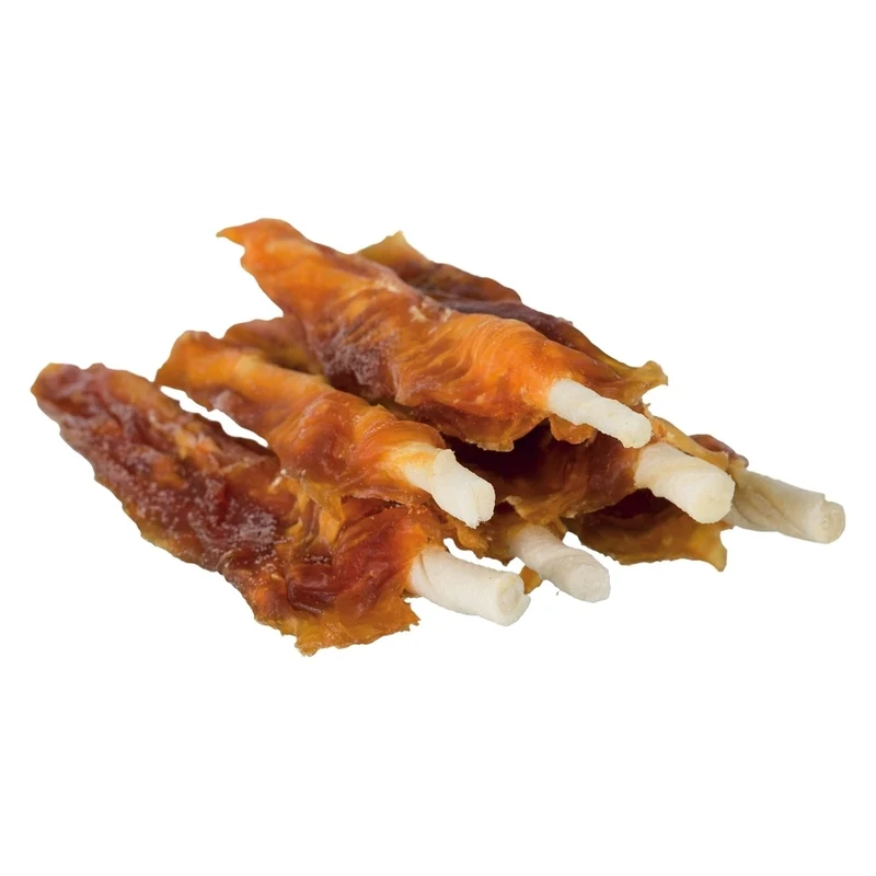 TRIXIE PREMIO Chicken Flags Hundesnack – Rinderhaut mit Hühnerbrust, 65 % Fleisch, glutenfrei