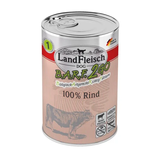 LandFleisch B.A.R.F.2GO Rind 400g