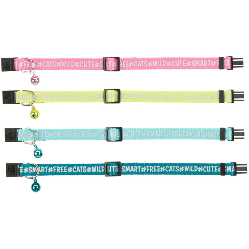 Katzen-Halsband, Motiv reflektierend, Nylon