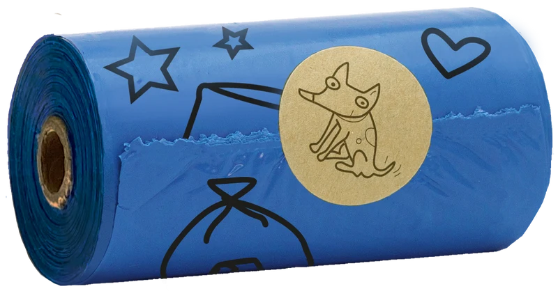 Recycling-Hundekotbeutel | 8 Rollen
