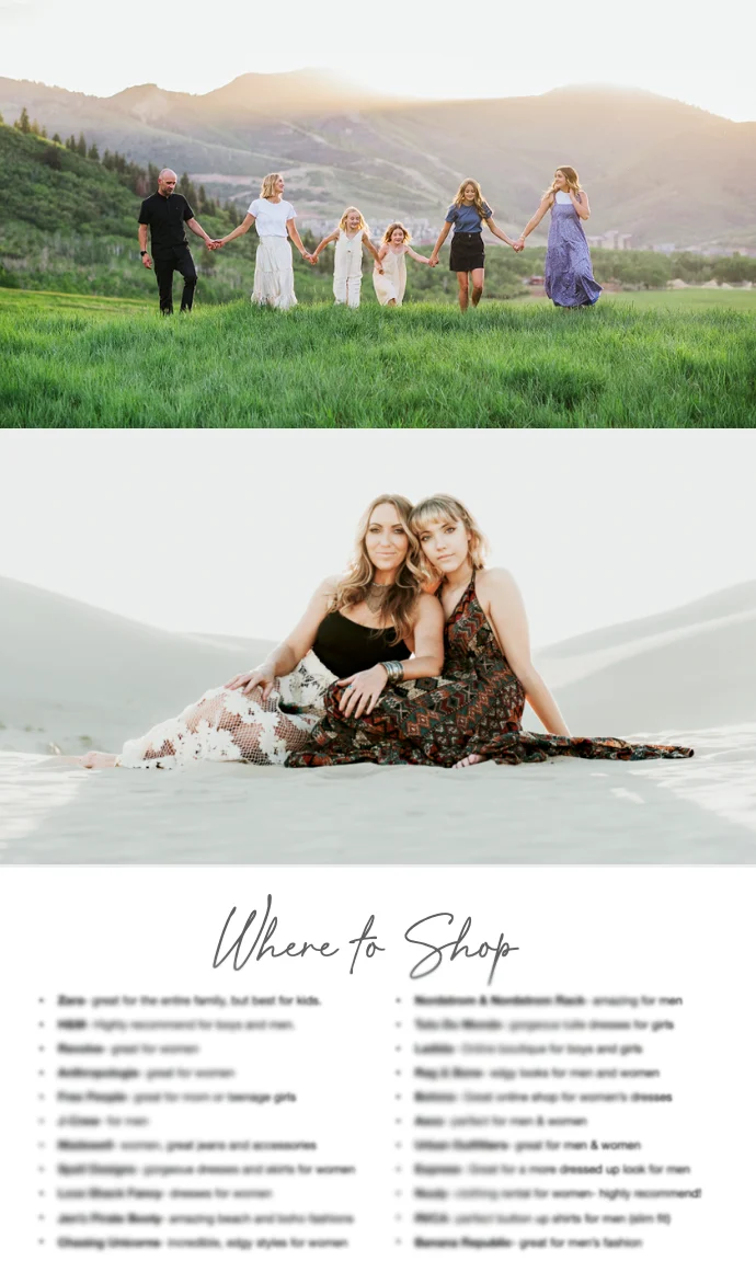 Family Styling guide