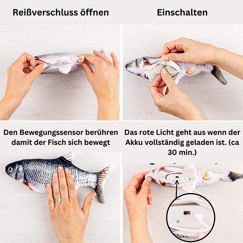 Beweglicher Fisch