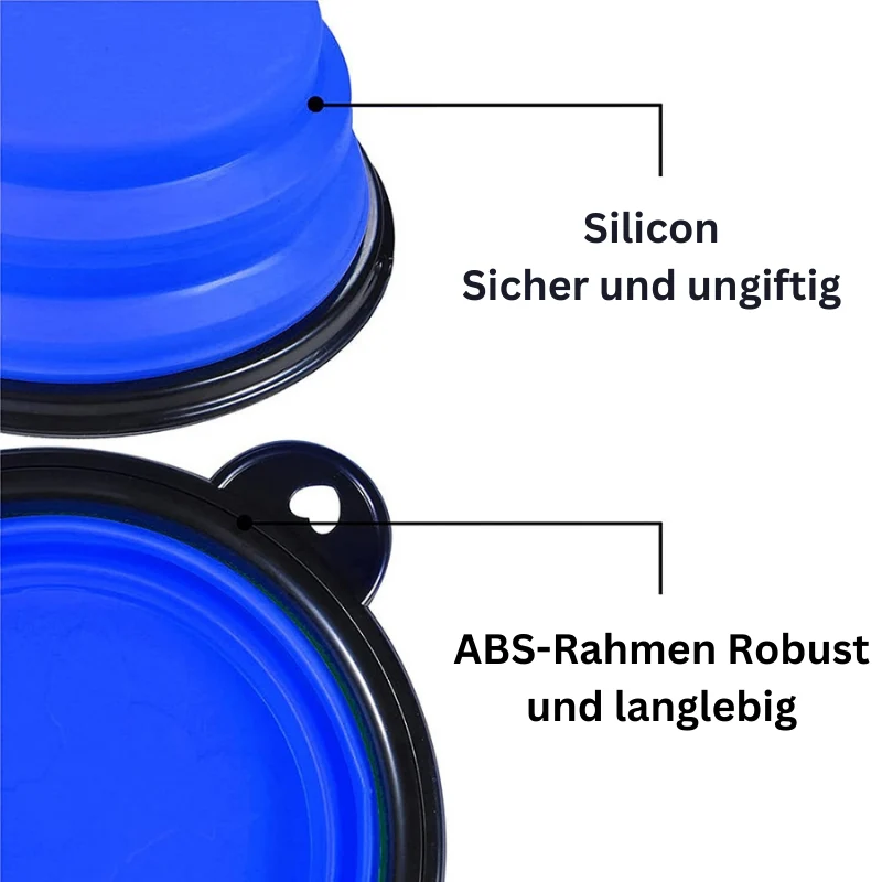 Faltbarer Futter- und Trinknapf