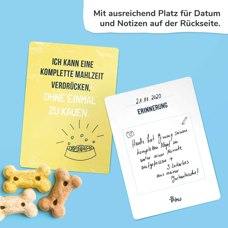 Ehrliche Meilensteine - HUNDE