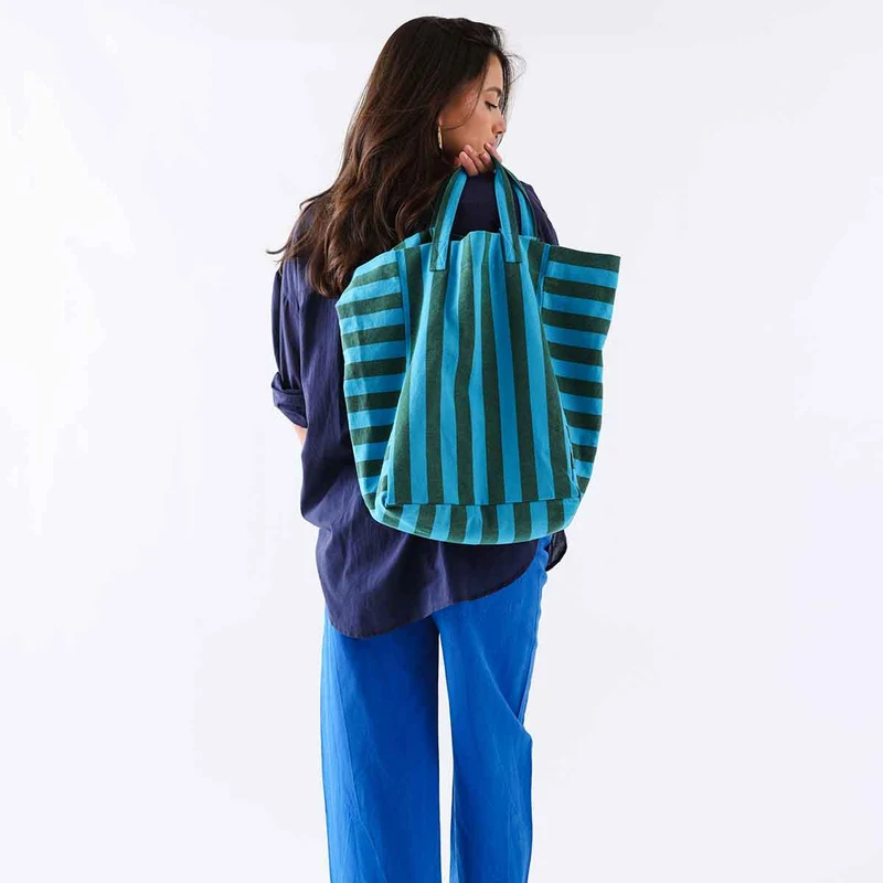Tasche ELISABETH Türkis/Oliv