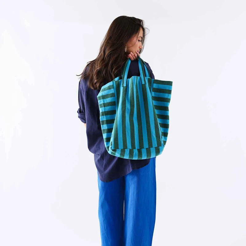 Tasche ELISABETH Türkis/Oliv