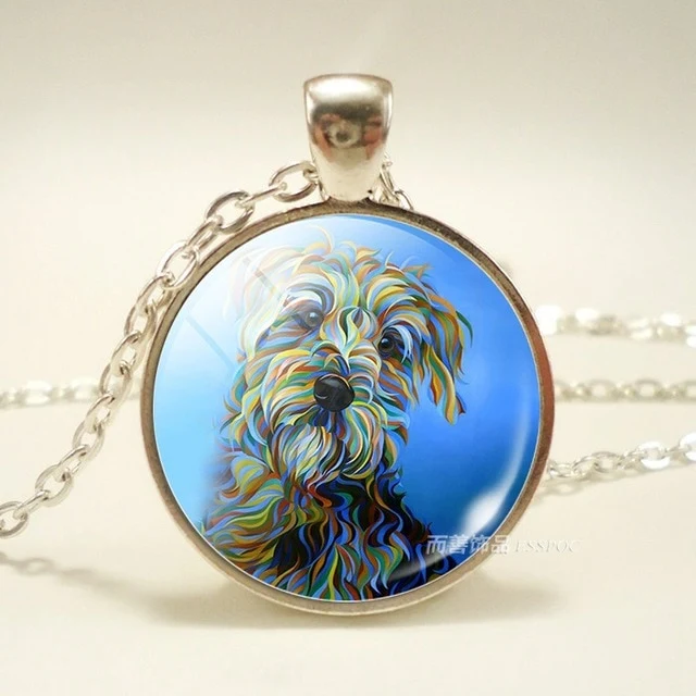 Dog Photo Glass Dome Necklace