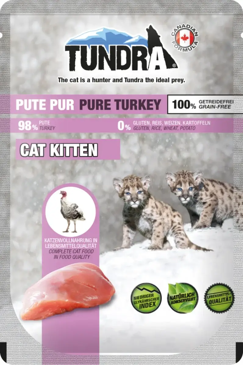 Tundra Cat PB Kitten Pute Pur - Nassfutter