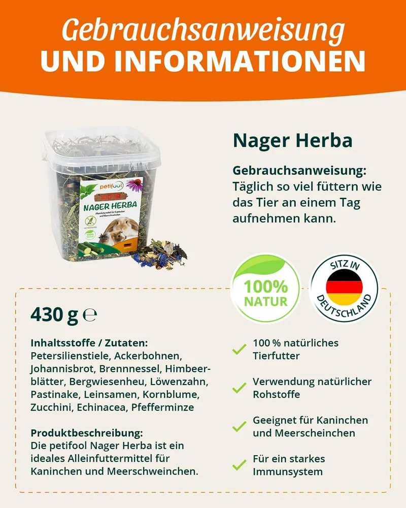 petifool Nager Herba - Nagerfutter