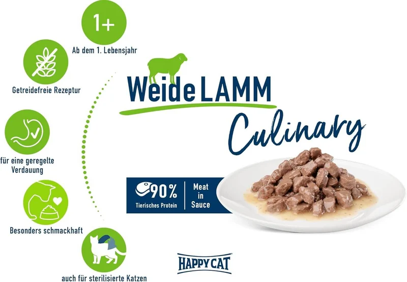 Happy Cat Weide Lamm Nassfutter