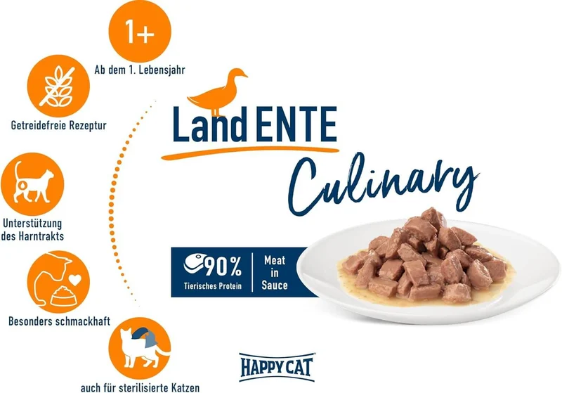Happy Cat Land Ente Nassfutter