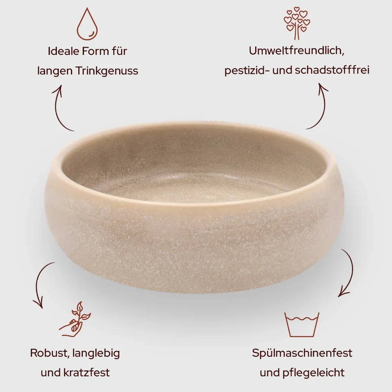 Wassernapf Gourmet | Creme & Schwarz