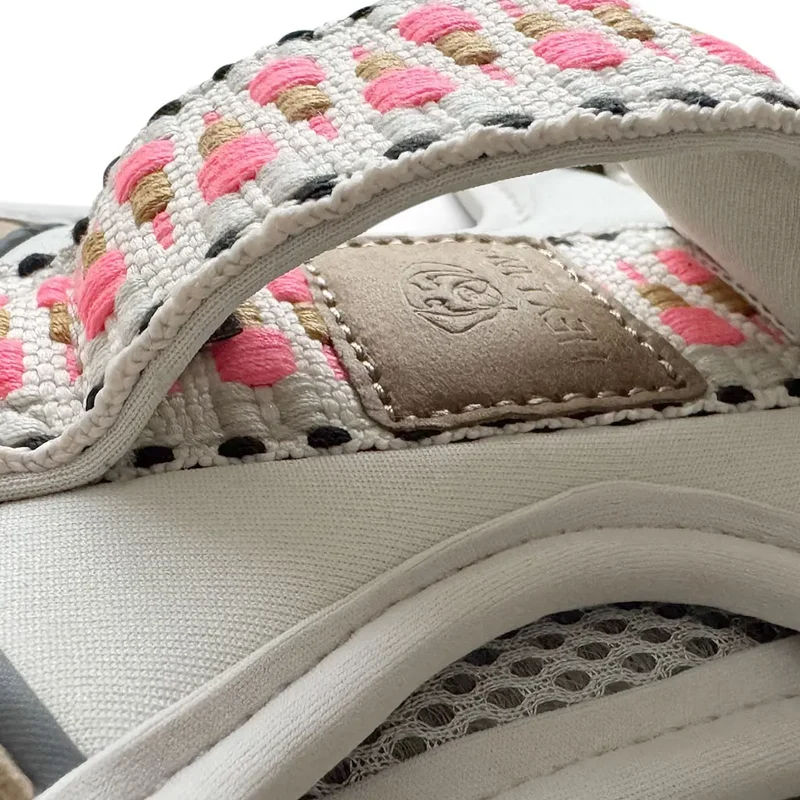 Premium Hundegeschirr Gepolstert Grau/Pink