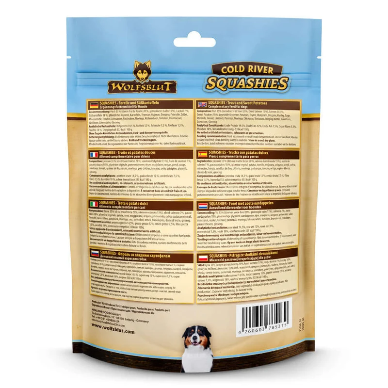 Wolfsblut Squashies Cold River Snack