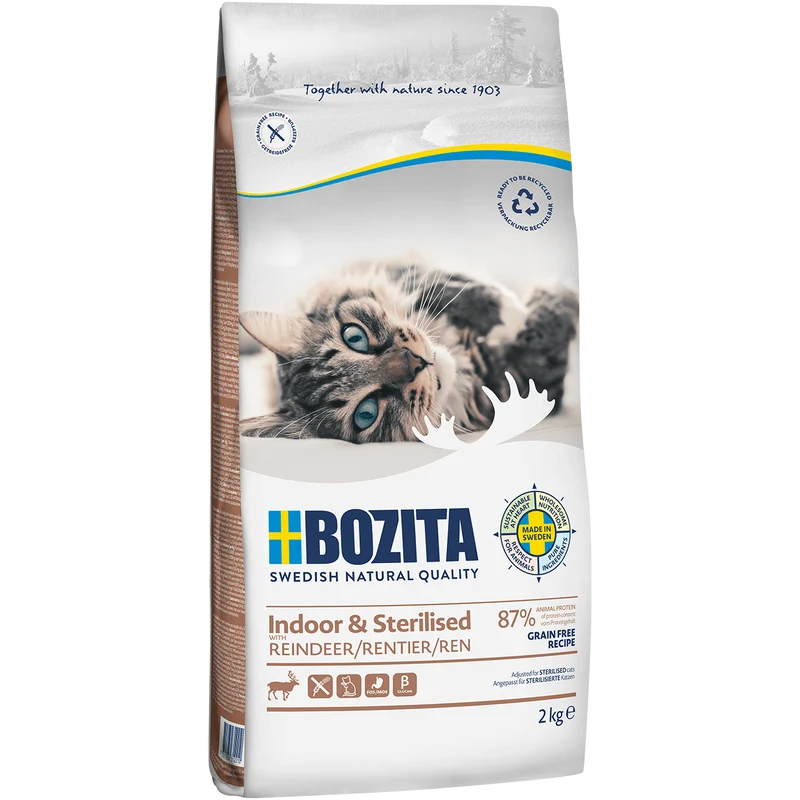 Bozita Cat Indoor & Sterilised Getreidefrei Rentier
