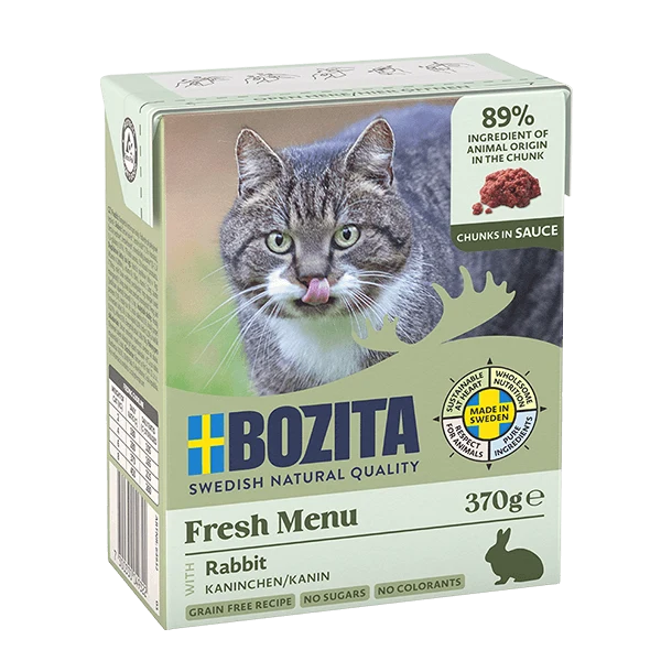 Bozita cat Häppchen in Sauce Kaninchen