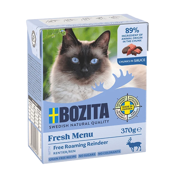 Bozita cat Häppchen in Sauce Rentier