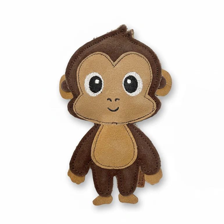 Hundespielzeug "Mick the Monkey" aus Leder