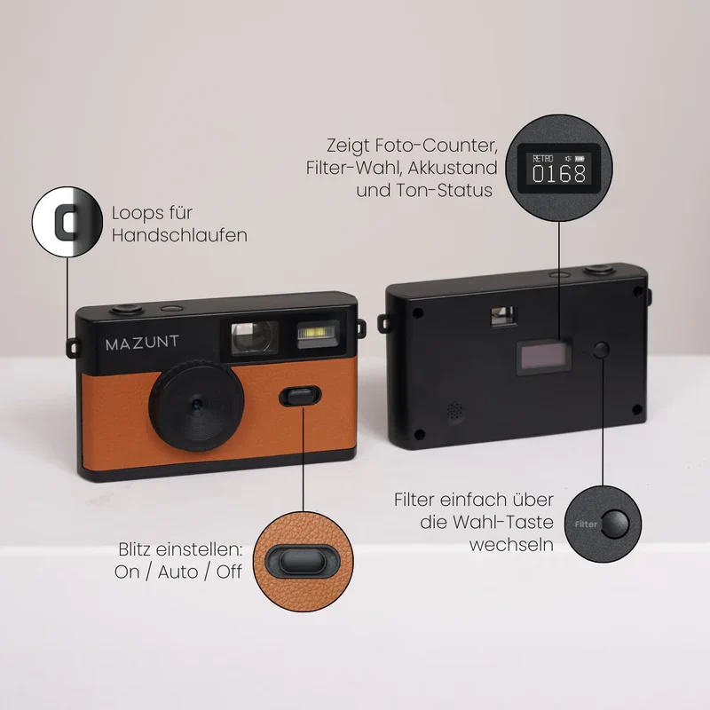 Retro Digitalkamera | 2 Farben
