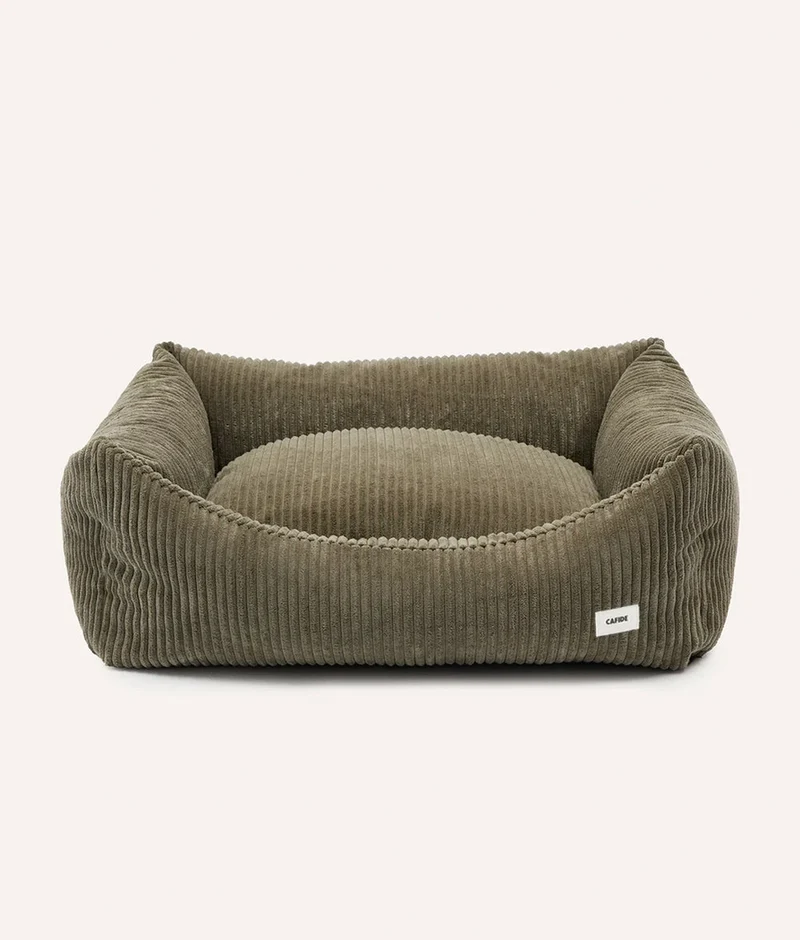 Kord-Hundebett Snozy Grün