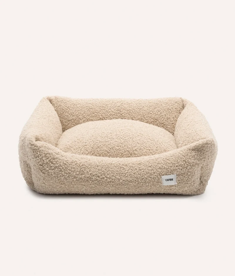 Teddy-Hundebett Snozy Beige