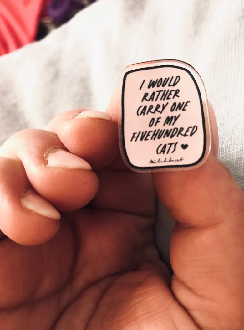 „Carry“ Pin rosa