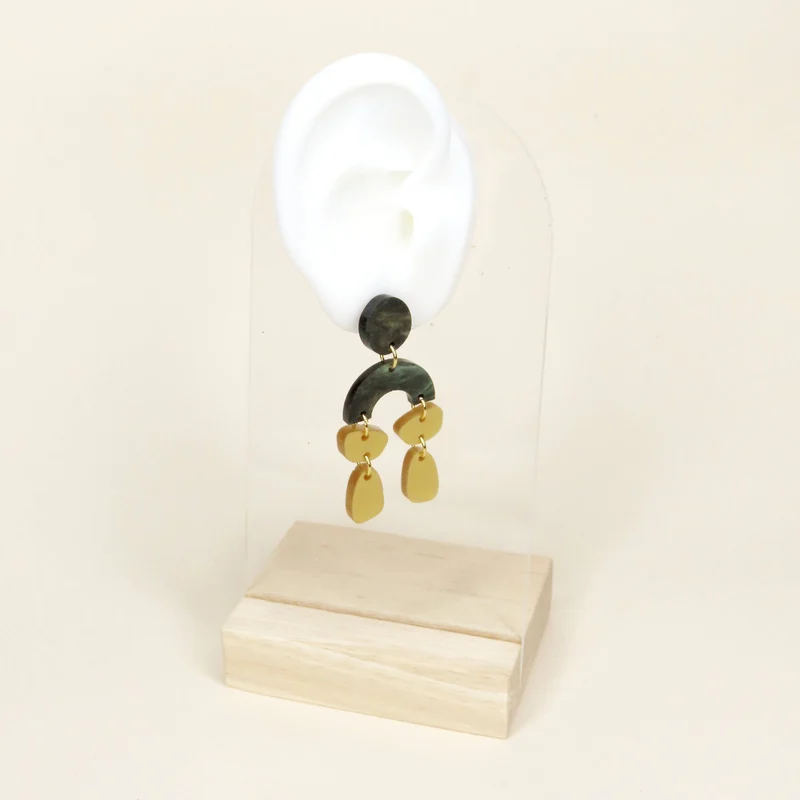 Ophelia Ohrringe in Marble Gold